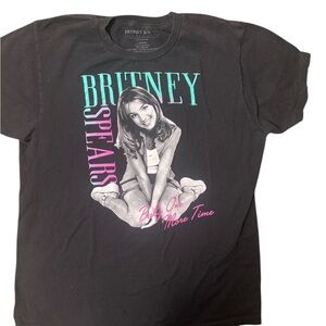 Britney Spears Black Graphic Tee - Short Sleeve